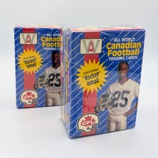 1991 All World Canadian Football CFL Factory Sealed 110 Card Set Lot of 2 Ismail