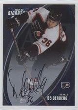 2002 ITG Be A Player Signature Series Signatures Dennis Seidenberg #180 Auto 0f2