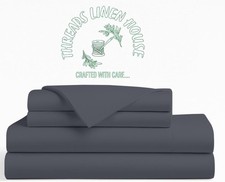 Threads Linen Full Size 800 TC 4 Piece Sheet Set 100 Egyptian Cotton Sateen