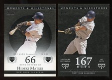 2007 Topps Moments & Milestones HIDEKI MATSUI Baseball Card LOT /29