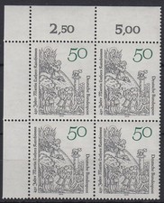 Germany Bund FRG 1979 Mi.1016 ** Bl/4 Painting Paintings Cranach Luther [vd1094]