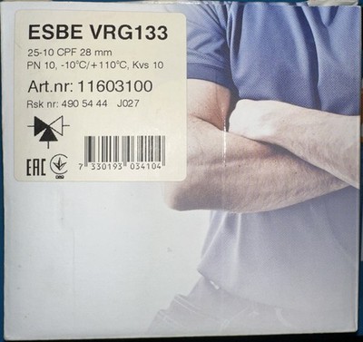 ESBE VRG 133 Handmischventil 28 mm Klemmverschraubung