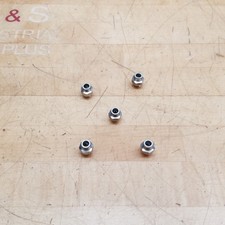 Lot Of 5 - SMC KQB2H06-G01 Fitting, Nickel Plated Brass - USED