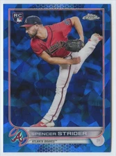 2022 Topps Chrome Sapphire Edition #509 Spencer Strider
