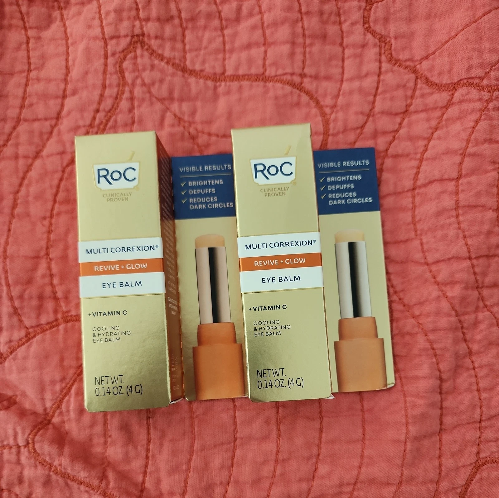 (2PACK) RoC Multi-Correxion Revive & Glow Under Eye Balm - 0.14oz