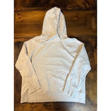 Women's Under Armour Hoodie Sweatshirt Light Gray Size Large