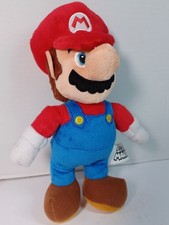 Nintendo Super Mario Bros Mario 10" Plush Stuffed Toy 2022. Jakks Pacific brand.