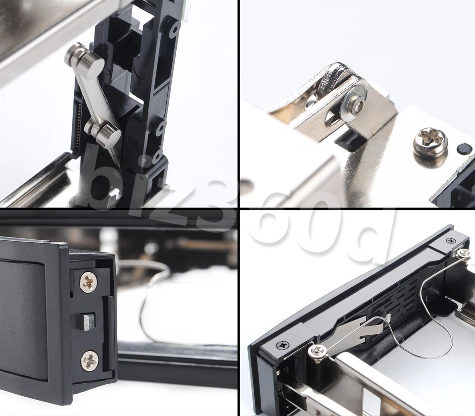 2X 5.25" Trayless Hot Swap Mobile Rack for 3.5" Hard Drive Caddy SATA Backplane - Image 2 of 4