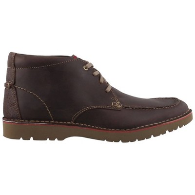 Clarks Men's Vargo Apron Mid Boots Dark Brown