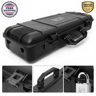 6 Sizes Black Hard Shell PP Toolbox Shockproof Portable Tool Storage Case