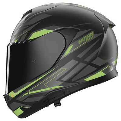 Integralhelm Nolan X-904 U.C. ROMBO 349 Carbon / Anthrazit / Impulsgrün
