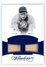 Honus Wagner 2017 Panini Flawless Greats Dual Bat Game Used Sapphire #LM-HW /7