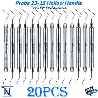 Dental Perio Explorer 23 Probe UNC 15 Color Marking Diagnostic Double Ended Tool