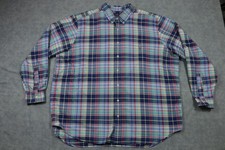 Ralph Lauren Shirt Mens 2XB Plaid Button Down Classic Oxford Pony 2TG