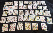 42 SHEETS TREND SCRATCH N SNIFF Vintage STICKER LOT lot set stickers animals