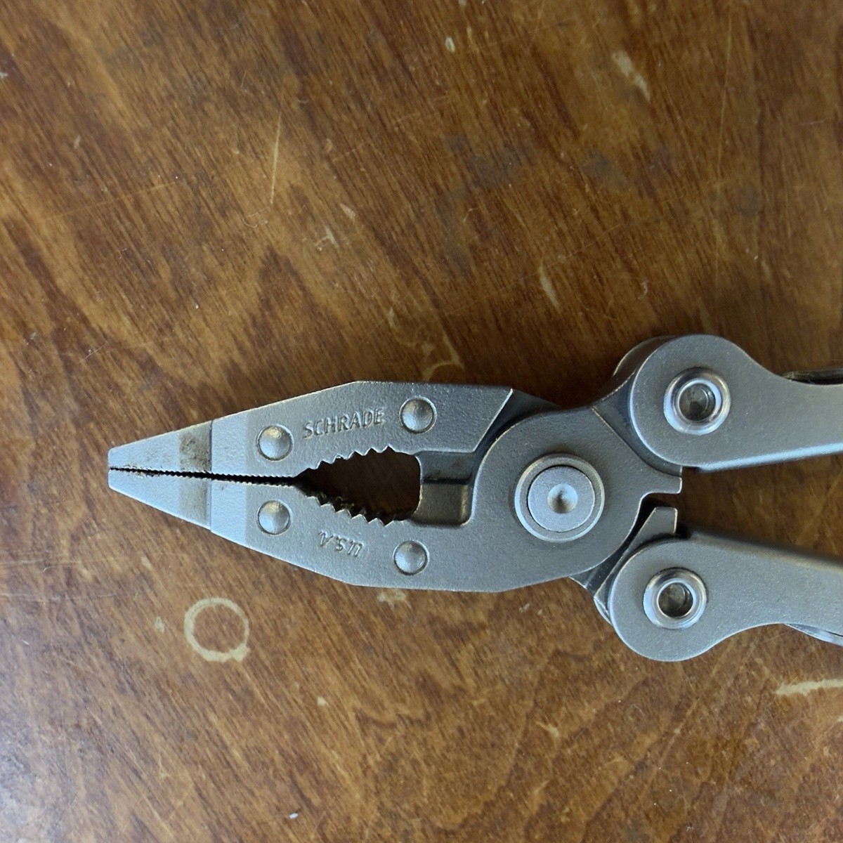Schrade Tough-Tool Multi-Tool Pliers Knife with Leather Sheath