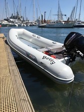 AB Lamina 12 Rib inc Mercury 20 & Rd Trailer