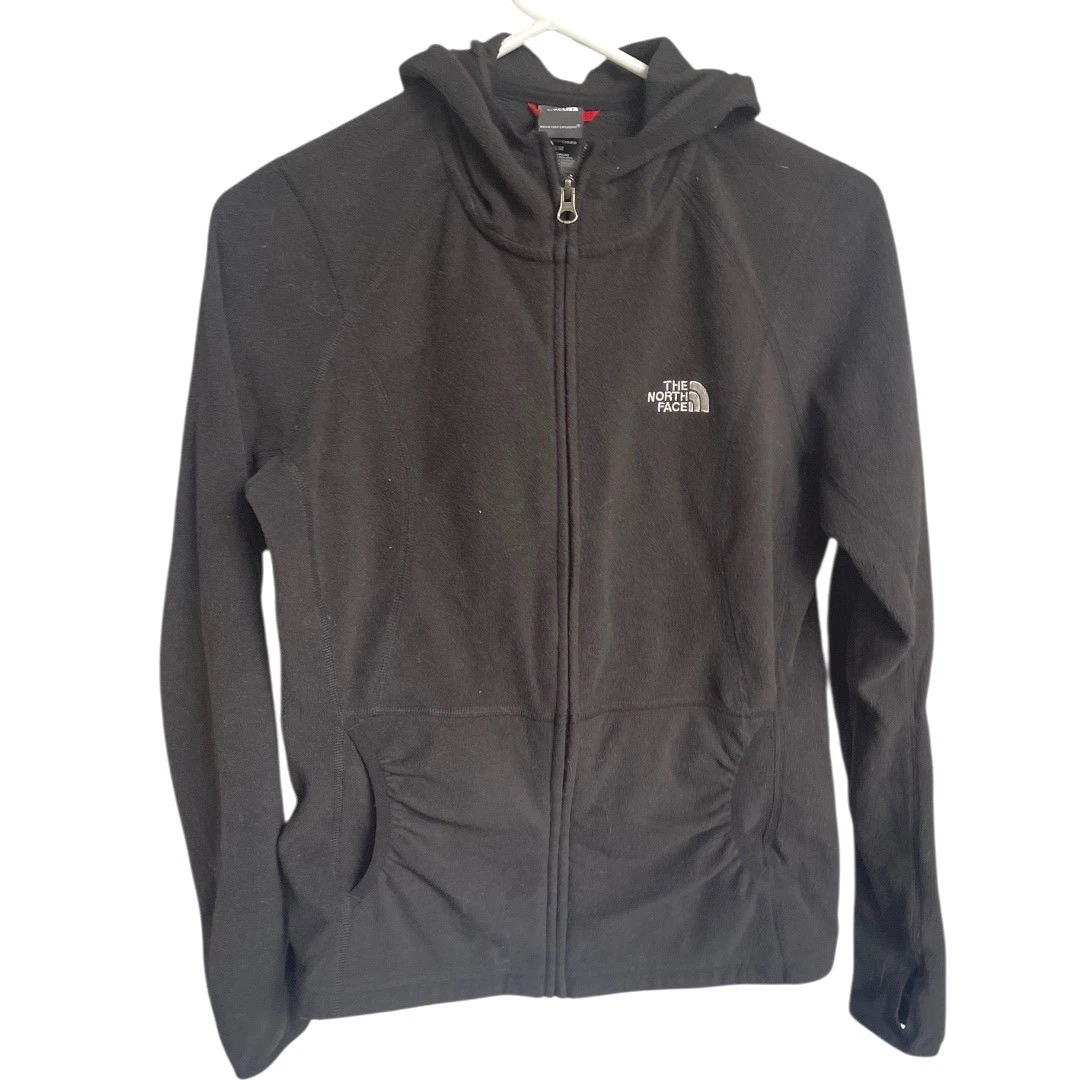 The North Face Womens Black Fleece Hoodie Full Zip Jacket M