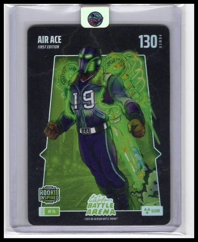 2026 Bo Jackson Battle Arena Air Ace (Ace Bailey) Glow Battlefoil #BF-74