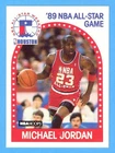 1989-90 NBA Hoops #21 All-Star Game MICHAEL JORDAN Chicago Bulls Basketball Card