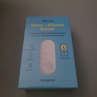 Kangaroo Water + Climate Sensor Smart Home Leak Temperature Humidity Monitor