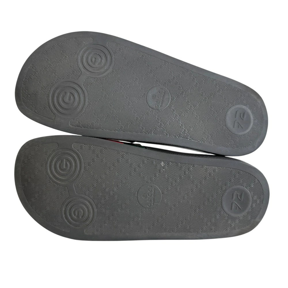 GUCCI×PALACE GUCCI Palace Logo Web Sandal Sherry Line Slide Sandals Approx. 24.5 thumbnail 7