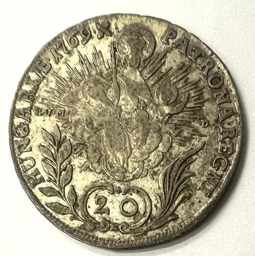 20 Kreuzer Coin 1769 B Hungary  Marie Thérèse Silver REF81608