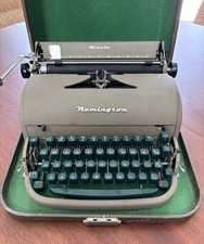 Vintage Remington Quiet-Riter Typewriter; Miracle Tab; 1950's thumbnail