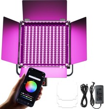 Photography Light 45W RGB Led Panel Color Studio Lights Video Recording with ...
