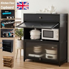 Kitchen Storage Cabinet Large Capacity Ideal for Kitchen Bathroom Dining Room