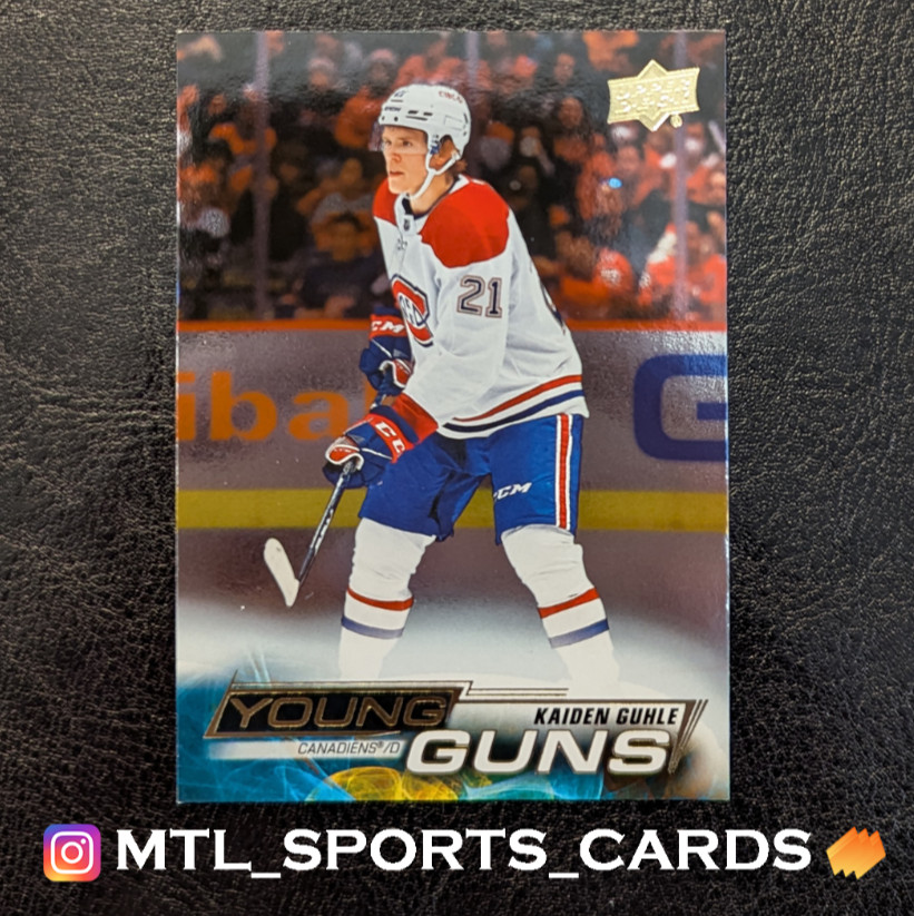 2022-23 Upper Deck #480 Kaiden Guhle Young Guns Silver Foil Rookie