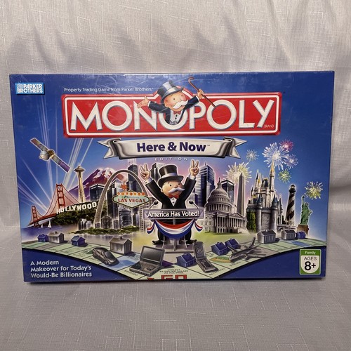 Monopoly Here and Now Edition 2006 Parker Brothers Board Game Sealed
