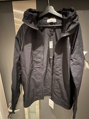 STONE ISLAND HYPER DENSE NYLON RASO JACKE SCHWARZ L NEU !!!