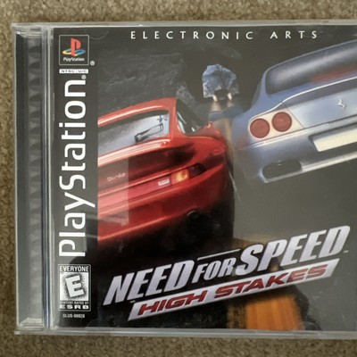 Need For Speed: High Stakes (PS1, 1999) *CIB w/ Reg Card* VGC Black Label Tested