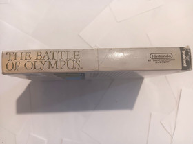 The Battle of Olympus (NES Broderbund, 1991) CIB Plastic Still on the cart! Pics