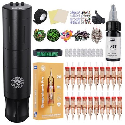 Tattoo Maschine Set A3 Tattoo Maschine Kabellose Tätowiermaschine Rotary Tattoo