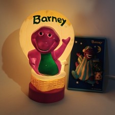 '90s Barney Dinosaur Hot Air Balloon Light/Lamp 8   Switch Plate W/ Baby Bop