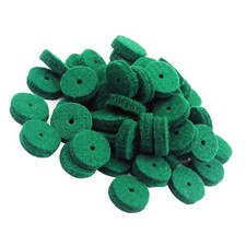 90Pcs Felt Piano Washers Keyboard Balance Rail Repair Parts Green
