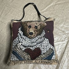 Boyd's Bears and Friends 5.5"x5.5" Tapestry Hanging Pillow Made In USA