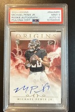 2024 Panini Origins - Rookie Autographs Michael Penix Jr. #RAU-MPE (AU, RC) PSA9