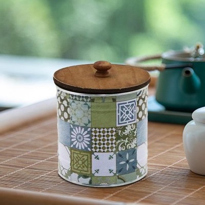 Kaffeebohnen Tee Kanister Glas Dekoglas Loseblatt Tee Zucker mit versiegeltem Deckel