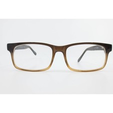 Modern BMEC Big Kahuna Brown Gradient Rectangular Eyeglass Frames 55-17-145