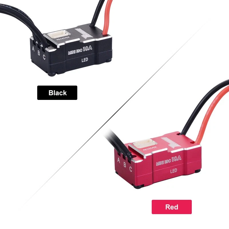 Rocket mini 18A Brushless ESC Electric Speed Controller for 1/28 RC Drift Car - Image 3 of 4