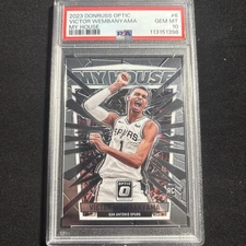 2023 Panini Donruss Optic My House Victor Wembanyama #6 Insert PSA 10 🔥