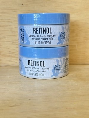 Lot 2-BeWell Retinol Renewing Elasticity Cream For Your Face & Body 8oz Each