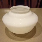 Vintage Schoolhouse Light Milk Glass Globe Only