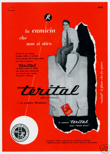 TERITAL-rhodiatoce-SCALA D'ORO-tessuto-FILATO-1956 - Imagen 1 de 1