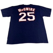 VTG 90s Mark McGwire St Louis Cardinals T Shirt XL MLB Baseball 1998 Home Run