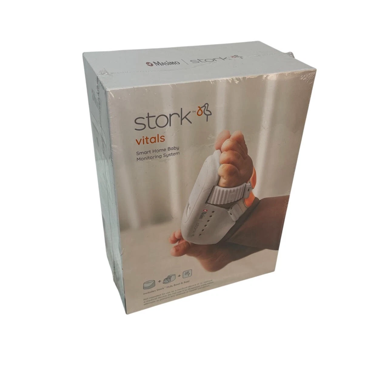 Masimo Stork Vitals Smart Home Baby Monitoring System Boot White New Package