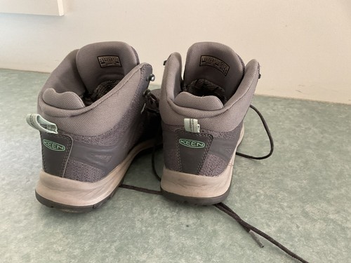 Keen Terrodora 11 Hiking Boot US 7.5 Mid Steel Grey Blue Waterproof - Picture 4 of 8